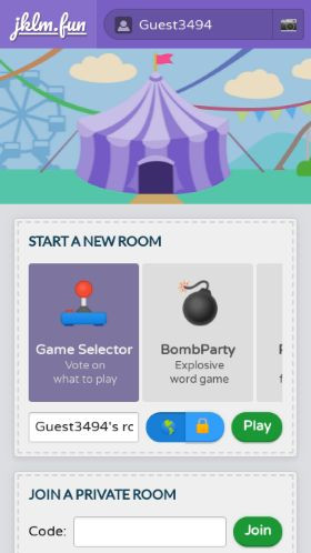 bombparty.sparklinlabs.com - JKLM.FUN Party games for PC